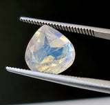10mm Rainbow Moonstone Heart Cut Stone, For Jewelry, Rainbow Moonstone Ring