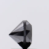 5.4mm Black Round Brilliant Cut Diamond 0.8Cts Solitaire Diamond For Ring