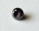 5.2mm Black Round Brilliant Cut Diamond 0.6Ct Black Solitaire Diamond