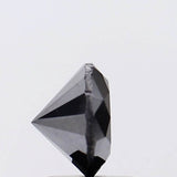 5mm Black Round Brilliant Cut Diamond 0.63Cts Solitaire Diamond For Ring