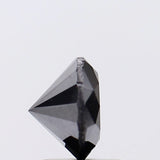 5.2mm Black Round Brilliant Cut Diamond 0.6Ct Black Solitaire Diamond