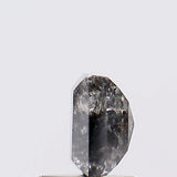 6x5mm Salt And Pepper Diamond, 1.26 Cts  Rectangle Double Cut for  Ring