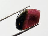 19.3mmx12.2mm Rare Watermelon Tourmaline, OOAK Watermelon Tourmaline