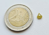 Yellow Shield Shaped Diamond, 5.8x4.8mm 0.55 Ct Rose Cut Diamond for Ring-PDD198
