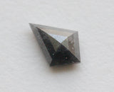 Dark Gray Kite Shaped Diamond, 0.95Cts Shield Cut Diamond, 8.8x6.1mm-PDD224