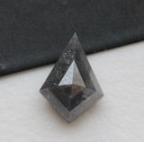 Dark Gray Kite Shaped Diamond, 0.95Cts Shield Cut Diamond, 8.8x6.1mm-PDD224