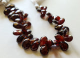 7x9 mm-8x14 mm Garnet Faceted Pear Beads, Natural Red Garnet Faceted Pear Beads