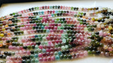 6-7 mm Multi Tourmaline Faceted Round Bead Natural Tourmaline Faceted Round Ball