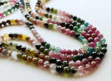 6-7 mm Multi Tourmaline Faceted Round Bead Natural Tourmaline Faceted Round Ball