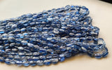 7-9 mm Blue Kyanite Plain Oval Beads, Natural Kyanite Oval Beads, Kyanite Plain