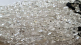 7-8 mm Crystal Quartz Trillion, Natural Clear Crystal Quartz Faceted Trillion