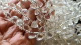 7-8 mm Crystal Quartz Trillion, Natural Clear Crystal Quartz Faceted Trillion