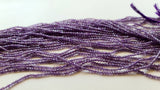 2.5 mm Amethyst Faceted Rondelles Natural Purple Amethyst Beads Amethyst