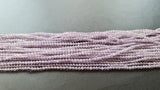 2.5 mm Pink Amethyst Faceted Rondelles Natural Pink Amethyst Beads Amethyst