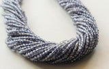 2 mm Iolite Faceted Rondelles Natural Iolite Beads For Necklace Iolite Jewelry