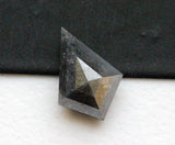 Dark Gray Kite Shaped Diamond, 0.95Cts Shield Cut Diamond, 8.8x6.1mm-PDD224