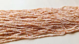 2.5 mm Pink Opal Faceted Rondelles Natural Pink Opal Beads For Necklace Pink