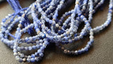 2.5 mm Sodalite Faceted Rondelles Natural Sodalite Beads For Necklace Sodalite