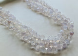 4x6-5x7 mm Lavender Quartz Faceted Teardrop Beads, Lavender Quartz Faceted Drop