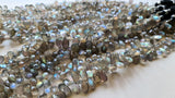 5x7 mm-6x8 mm AAA Labradorite Faceted Pear, Natural Blue Fire AAA Quality