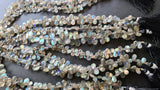 5x7 mm-6x8 mm AAA Labradorite Faceted Pear, Natural Blue Fire AAA Quality