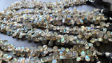 5x7 mm-6x8 mm AAA Labradorite Faceted Pear, Natural Blue Fire AAA Quality