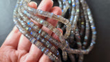 5-6 mm Labradorite Beads, labradorite Faceted Spacer Beads, labradorite Tyre