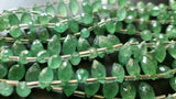 12-14 mm Green Strawberry Quartz Faceted Puffed Marquise Natural Quartz Marquise