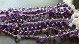 11-15 mm Amethyst Faceted Puffed Marquise Natural Amethyst Marquise Beads