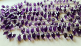 11-15 mm Amethyst Faceted Puffed Marquise Natural Amethyst Marquise Beads