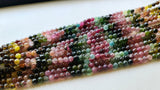 6-7 mm Multi Tourmaline Faceted Round Bead Natural Tourmaline Faceted Round Ball