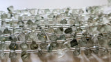 7-9 mm Green Rutile Quartz Trillion, Natural Green Rutilated Quartz Faceted