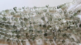 7-9 mm Green Rutile Quartz Trillion, Natural Green Rutilated Quartz Faceted