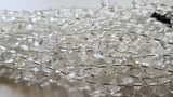 7-8 mm Crystal Quartz Trillion, Natural Clear Crystal Quartz Faceted Trillion