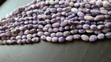 7-9 mm Lavender Opal Plain Nugget Beads Natural Rare Purple Opal Plain Oval Bead