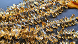 15-18 mm Citrine Faceted Marquise, Natural Citrine Marquise Briolettes Citrine