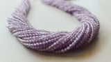 2.5 mm Pink Amethyst Faceted Rondelles Natural Pink Amethyst Beads Amethyst