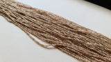 2.5 mm Zircon Facet Rondelles Natural Zirconia Bead For Necklace Zircon Jewelry