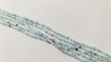 2.5 mm Fluorite Faceted Rondelles Natural Fluorite Beads For Necklace Fluorite