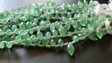 12-14 mm Green Strawberry Quartz Faceted Puffed Marquise Natural Quartz Marquise