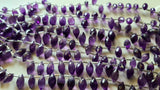 11-15 mm Amethyst Faceted Puffed Marquise Natural Amethyst Marquise Beads