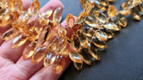 15-18 mm Citrine Faceted Marquise, Natural Citrine Marquise Briolettes Citrine