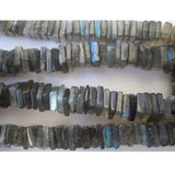 4 mm Labradorite Square Heishi Bead, Labradorite Square Heishi, Labradorite Flat