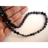 7mm Black Onyx Faceted Coins, Black Onyx Coins, Black Onyx Beads For Jewelry