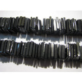 4-5 mm Black Spinel Square Heishi Cut Beads, Black Spinel Spacer Heishi Beads