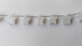 10 mm Rainbow Moonstone Star Beads, 5 Inch, 10 Pcs Rainbow Moonstone Faceted