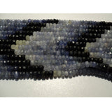 2.5-3mm Shaded Blue Sapphire Faceted Beads, Original Sapphire Faceted Rondelle