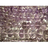 9mm Pink Amethyst Micro Faceted Rondelles Beads, Pink Amethyst Beads For Jewelry