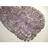 9mm Pink Amethyst Micro Faceted Rondelles Beads, Pink Amethyst Beads For Jewelry