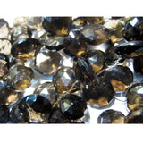 9-10 mm Smoky Quartz Faceted Heart Briolette, Smoky Quartz Briolette Beads